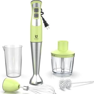 New Immersion Hand Blender, UTALENT 5-in-1 8-Speed Stick Blender